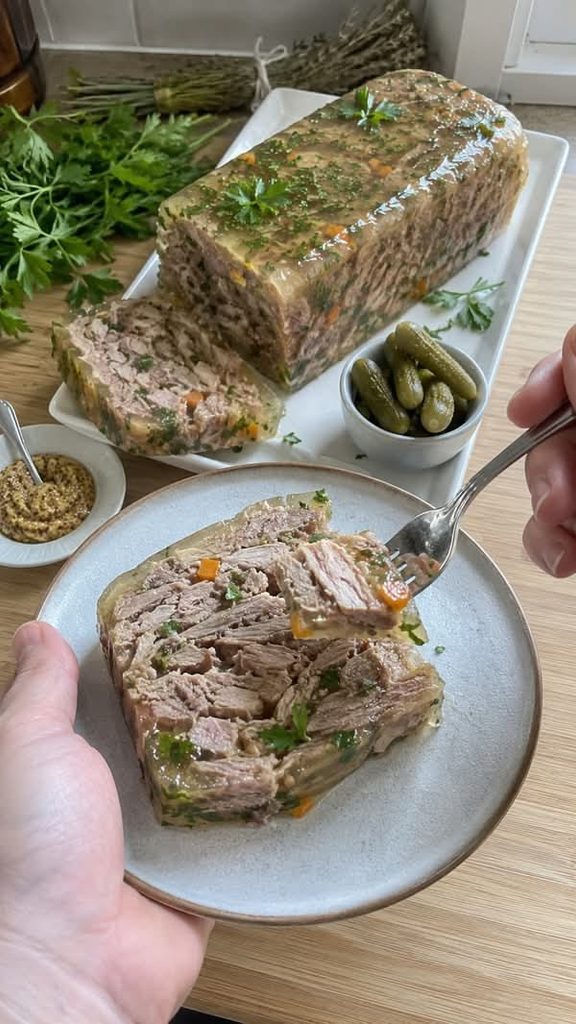 piftie de porc tradițională românească