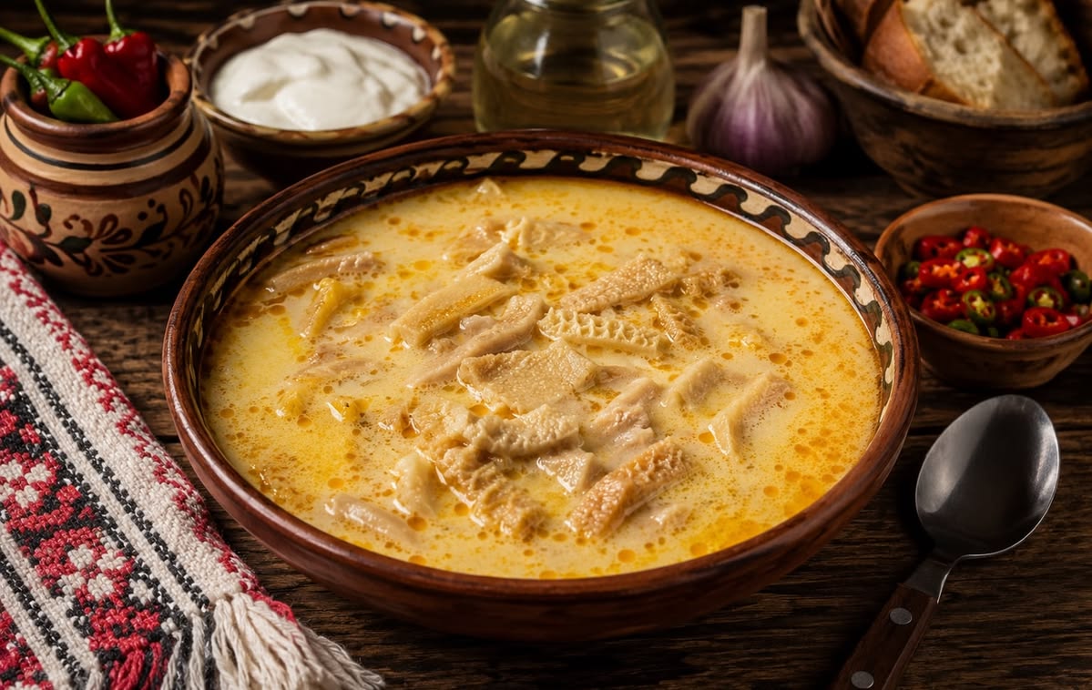 ciorbă de burtă tradițională românească